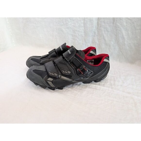 Shimano size 49 cycle shoes red black mountain bike 2 bolt - Picture 3 of 9